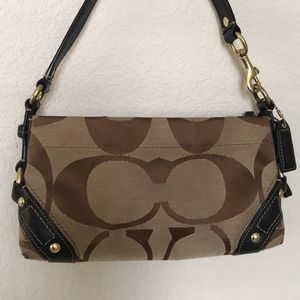 COACH Signature Demi Carly Shoulder Bag